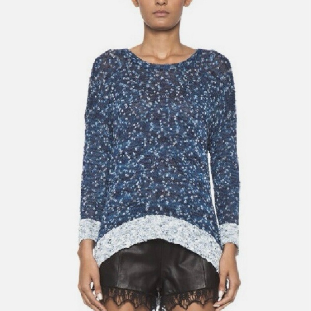 rag & bone 2013-era Lightweight Blue Speckled Sweater
